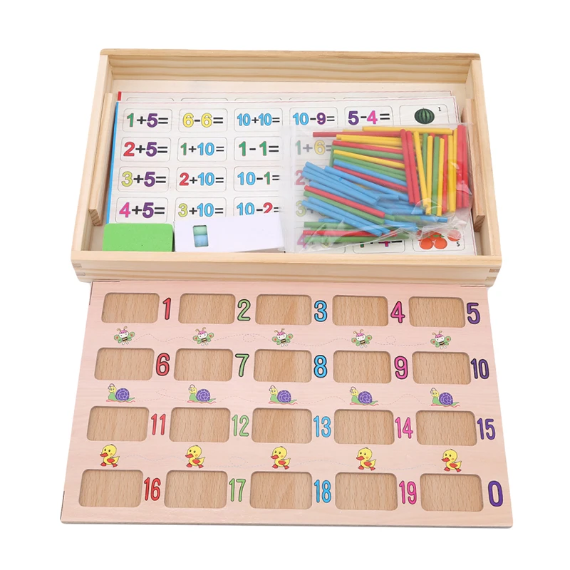 Early Learning Education Math Toy 120 Questions Preschooler Addition Subtraction Counting Rods Box Math Toys For Children
Early Learning Education Math Toy 120 Questions Preschooler Addition Subtraction Counting Rods Box Math Toys For Children
