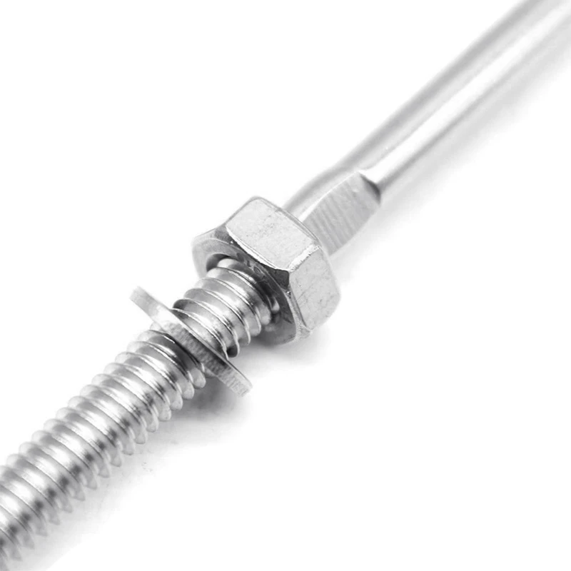 20 Pcs 4 Inch Lag Screw Stud Thread Fitting Terminal & 50 Pcs 10Cm Cable Tensioner Threaded Stud End Fitting
20 Pcs 4 Inch Lag Screw Stud Thread Fitting Terminal & 50 Pcs 10Cm Cable Tensioner Threaded Stud End Fitting