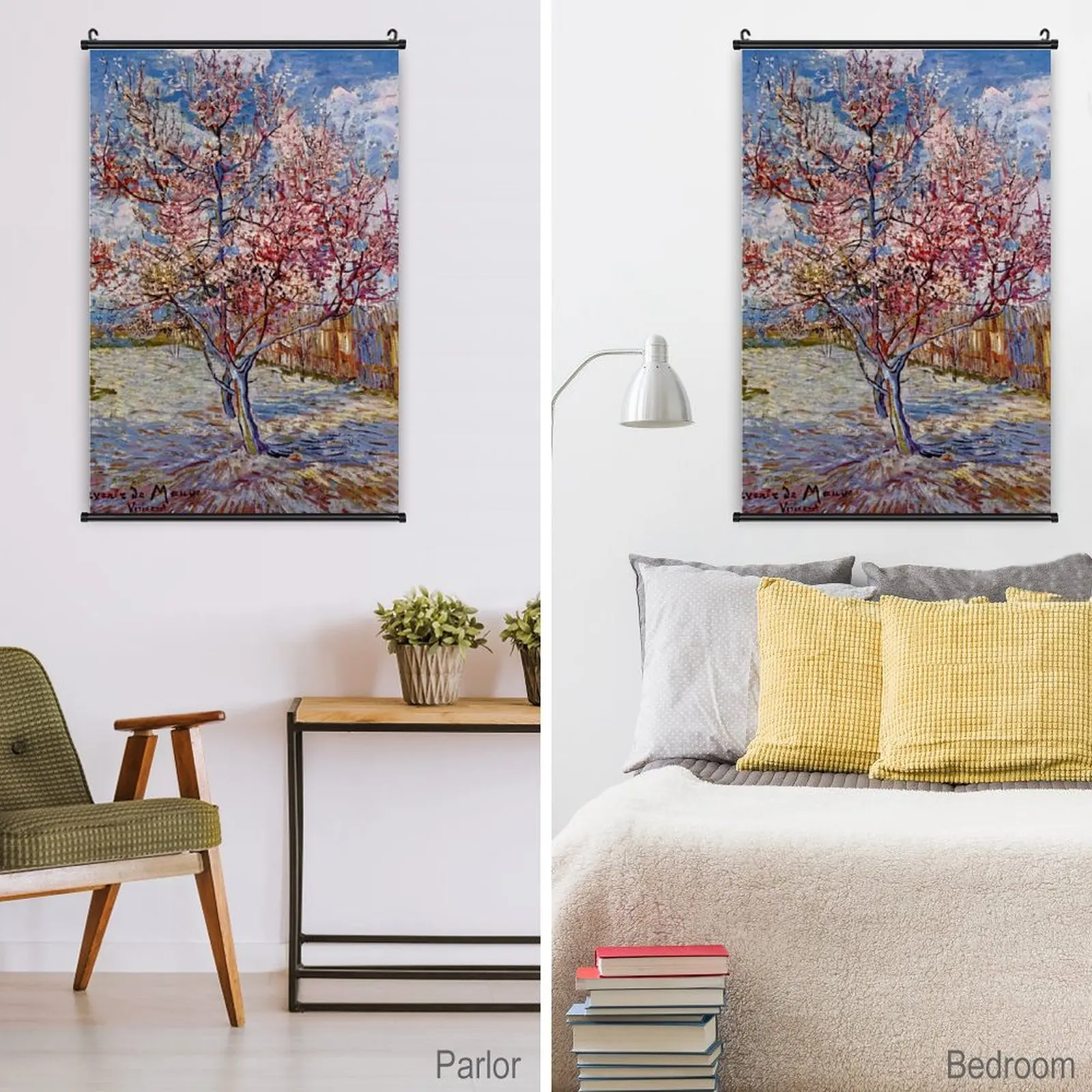 Vincent Van Gogh Pink Peach Trees Canvas Hanging Poster for Wall Decoration
Vincent Van Gogh Pink Peach Trees Canvas Hanging Poster for Wall Decoration