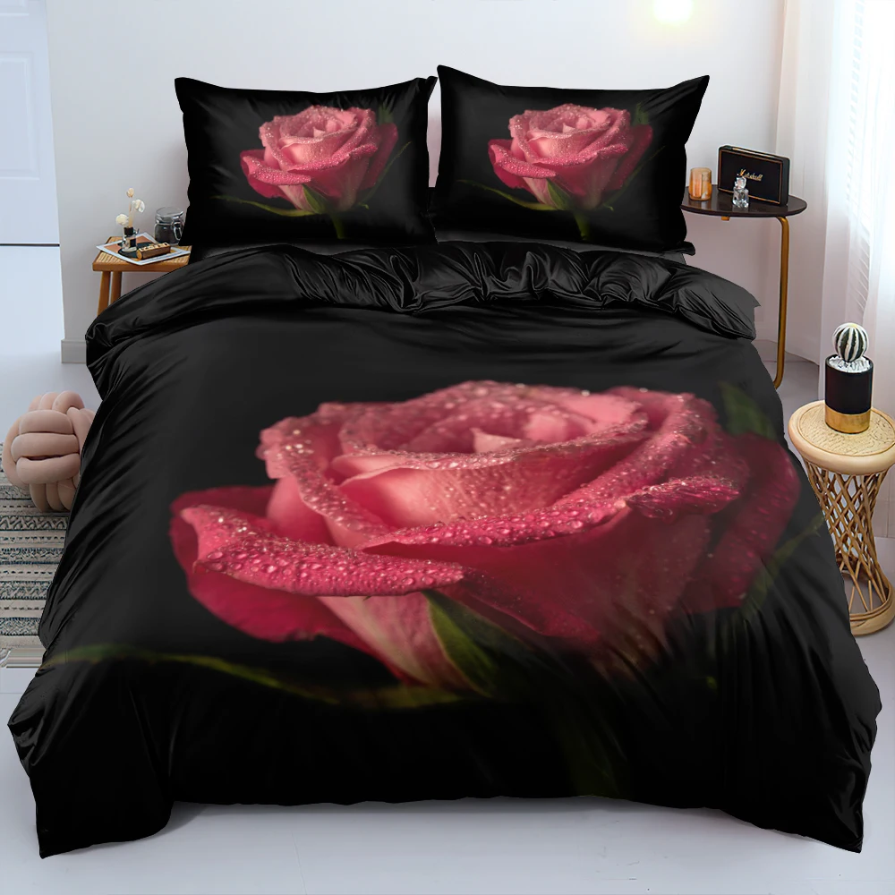 Duvet Cover Sets Flower King,Queen,Full Digital Printing Quilt Covers Pillowcases Bed Linens 3pcs Bedding Set Black 220x240cm
Duvet Cover Sets Flower King,Queen,Full Digital Printing Quilt Covers Pillowcases Bed Linens 3pcs Bedding Set Black 220x240cm
