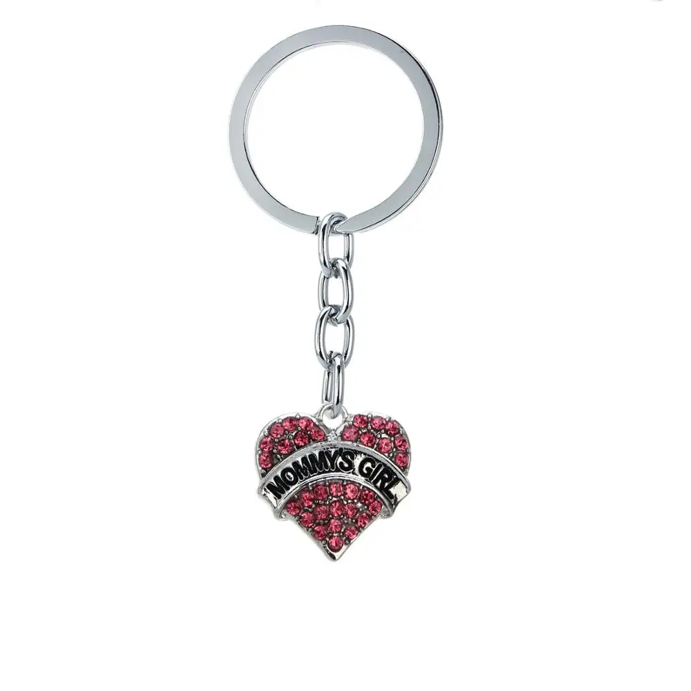 12PC Mommy's Girl Keyrings Rose Pink Heart Charm Pendant Keychains Love Family Kids Children Christmas Gifts Jewelry Hot
12PC Mommy's Girl Keyrings Rose Pink Heart Charm Pendant Keychains Love Family Kids Children Christmas Gifts Jewelry Hot