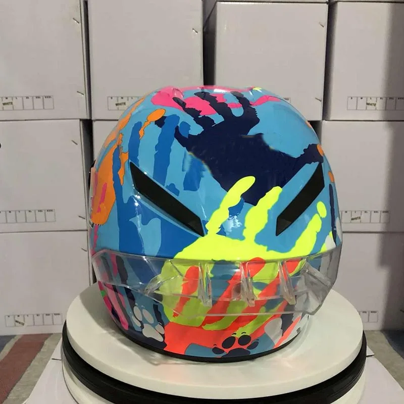Summer Season Safety Racing Helmet With Big Spoiler Full Face Motorcycle Misano Hand Design Helmet Casque Modulaire Capacete FA
Summer Season Safety Racing Helmet With Big Spoiler Full Face Motorcycle Misano Hand Design Helmet Casque Modulaire Capacete FA