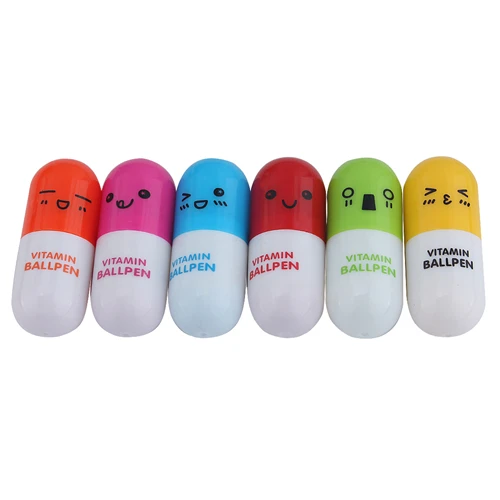 6 pcs/lot Novelty Capsules Highlighter Pen Vitamin Pill Highlight Marker Color Pens Drawing Student School Office Stationery
6 pcs/lot Novelty Capsules Highlighter Pen Vitamin Pill Highlight Marker Color Pens Drawing Student School Office Stationery