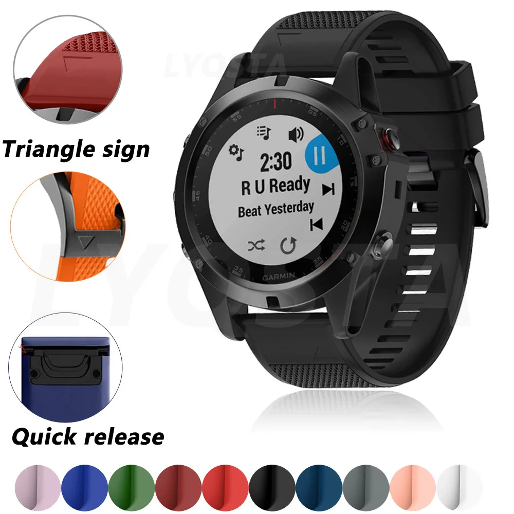Watchband Strap for Garmin Fenix 5 5X 3 HR Fenix 6X 6 6S S60 MK1 Watch Quick Release Silicone Easyfit Wrist Band 26 22MM Straps
Watchband Strap for Garmin Fenix 5 5X 3 HR Fenix 6X 6 6S S60 MK1 Watch Quick Release Silicone Easyfit Wrist Band 26 22MM Straps