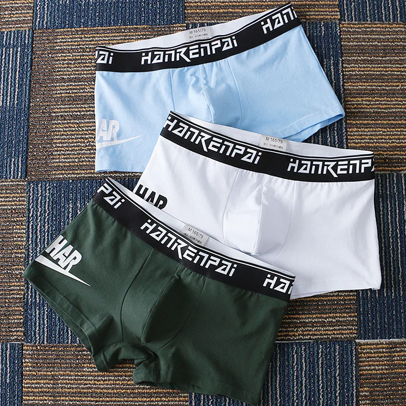New Autumn Men's Underwear Sports Cotton Mid-waist Sexy Breathable Boxer Shorts Thin Letters Stitching Large Size Cotton Boxers
New Autumn Men's Underwear Sports Cotton Mid-waist Sexy Breathable Boxer Shorts Thin Letters Stitching Large Size Cotton Boxers