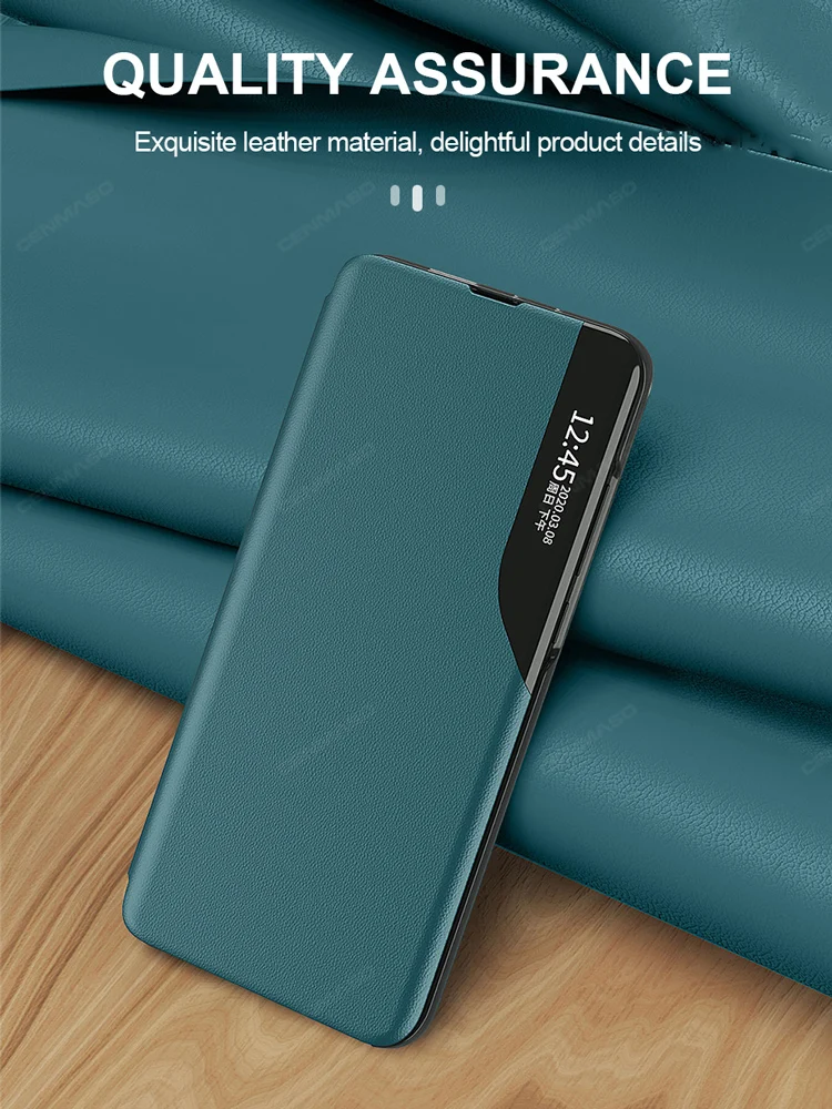GRMA Mirror Smart View Leather Flip Cover For Samsung Galaxy A50 A30S A50S A70 A51 A71 A31 A21S A32 A52 A72 Magnetic Window Case
GRMA Mirror Smart View Leather Flip Cover For Samsung Galaxy A50 A30S A50S A70 A51 A71 A31 A21S A32 A52 A72 Magnetic Window Case