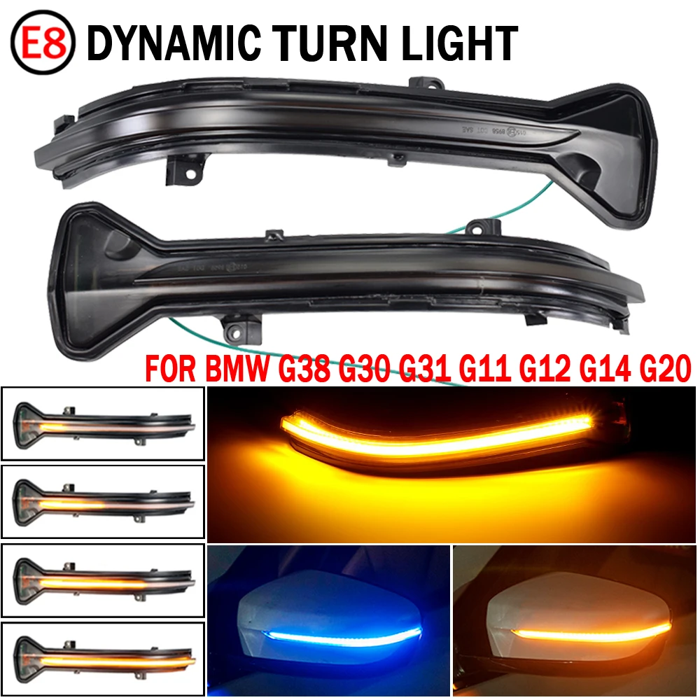 LED Dynamic Car Blinker Side Mirror Marker Turn Signal Light Lamp Accessories For BMW 3 5 6 7 8 Series G38 G30 G31 G11 G20
LED Dynamic Car Blinker Side Mirror Marker Turn Signal Light Lamp Accessories For BMW 3 5 6 7 8 Series G38 G30 G31 G11 G20