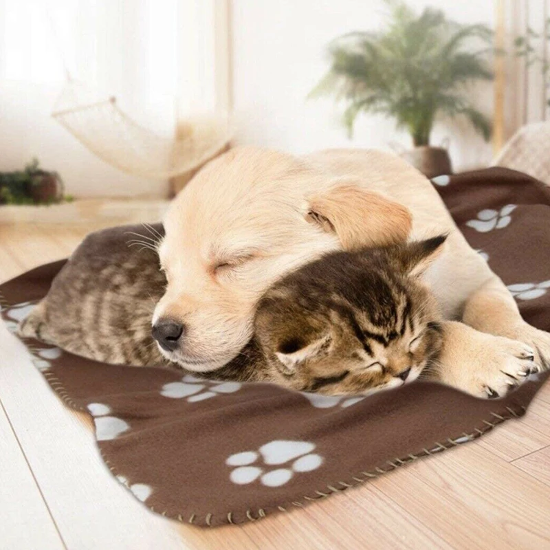 Pet Dog Cat Puppy Comfortable Cushion Bed Cover Blanket Fleece Soft Small Warm Paw Print
Pet Dog Cat Puppy Comfortable Cushion Bed Cover Blanket Fleece Soft Small Warm Paw Print