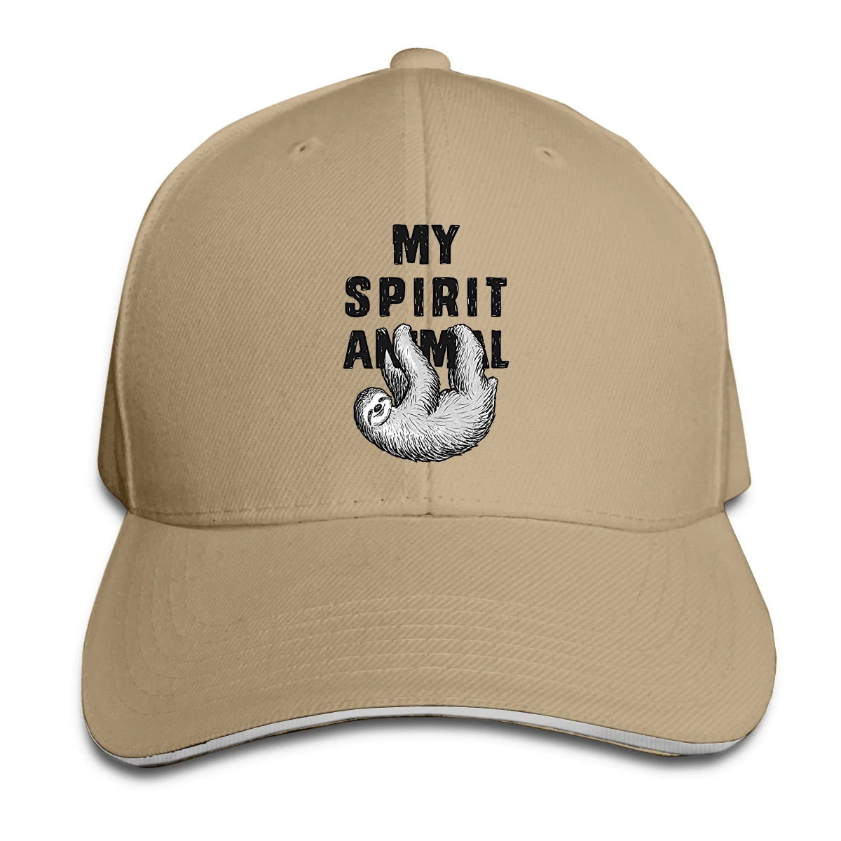 My Spirit Animal Is A Sloth T mans women's Fashionable breathable Dad Cap