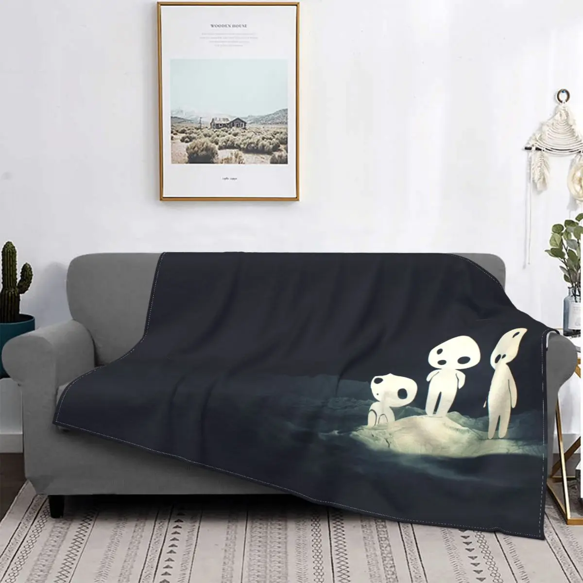 Kodama Studio Ghibli Blanket Fleece Print Anime Multi-function Lightweight Throw Blankets for Bedding Travel Bedding Throws
Kodama Studio Ghibli Blanket Fleece Print Anime Multi-function Lightweight Throw Blankets for Bedding Travel Bedding Throws