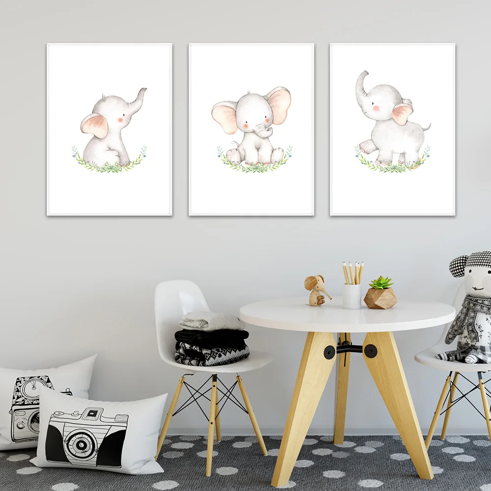 Nursery Canvas Poster Cartoon Woodland Animal Print Elephant Wall Art Painting Nordic Kids Decoration Picture Baby Bedroom Decor
Nursery Canvas Poster Cartoon Woodland Animal Print Elephant Wall Art Painting Nordic Kids Decoration Picture Baby Bedroom Decor