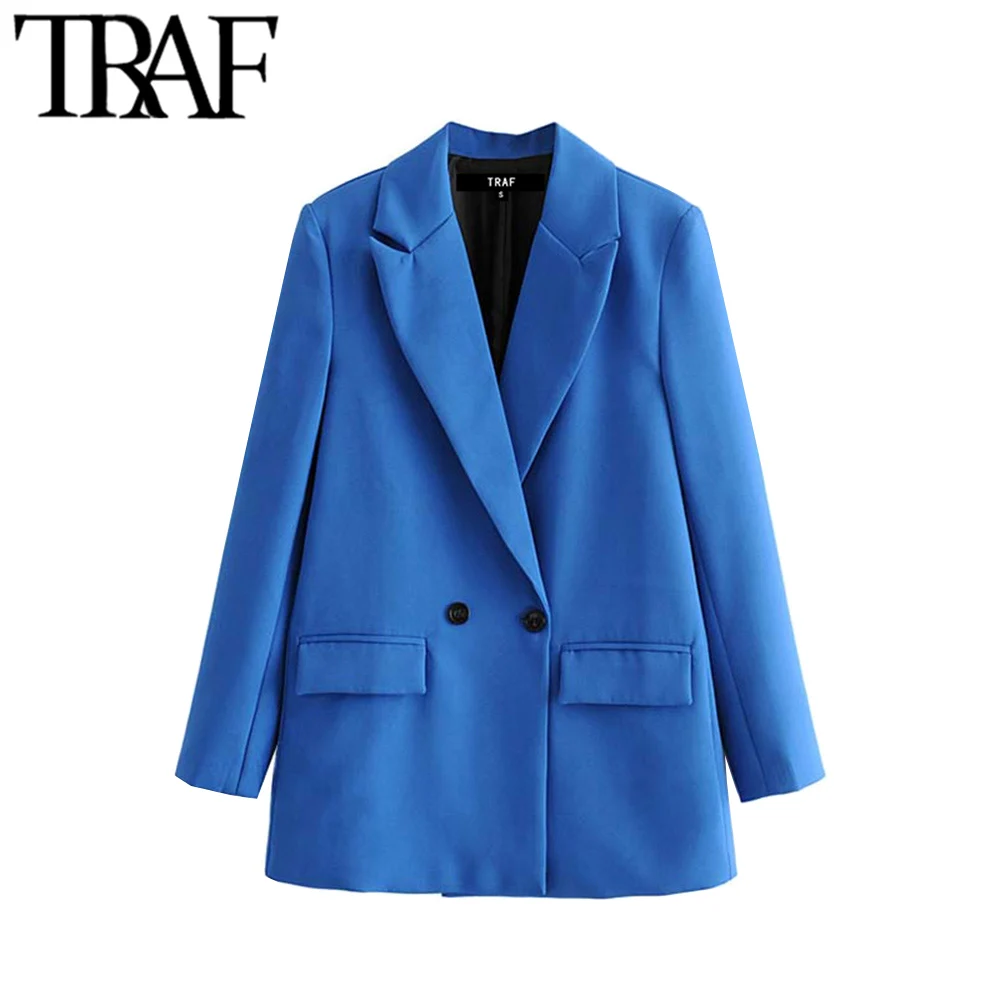 FAKUNTN Women Chic Office Lady Double Breasted Blazer Vintage Coat Fashion Notched Collar Long Sleeve Ladies Outerwear Stylish
FAKUNTN Women Chic Office Lady Double Breasted Blazer Vintage Coat Fashion Notched Collar Long Sleeve Ladies Outerwear Stylish
