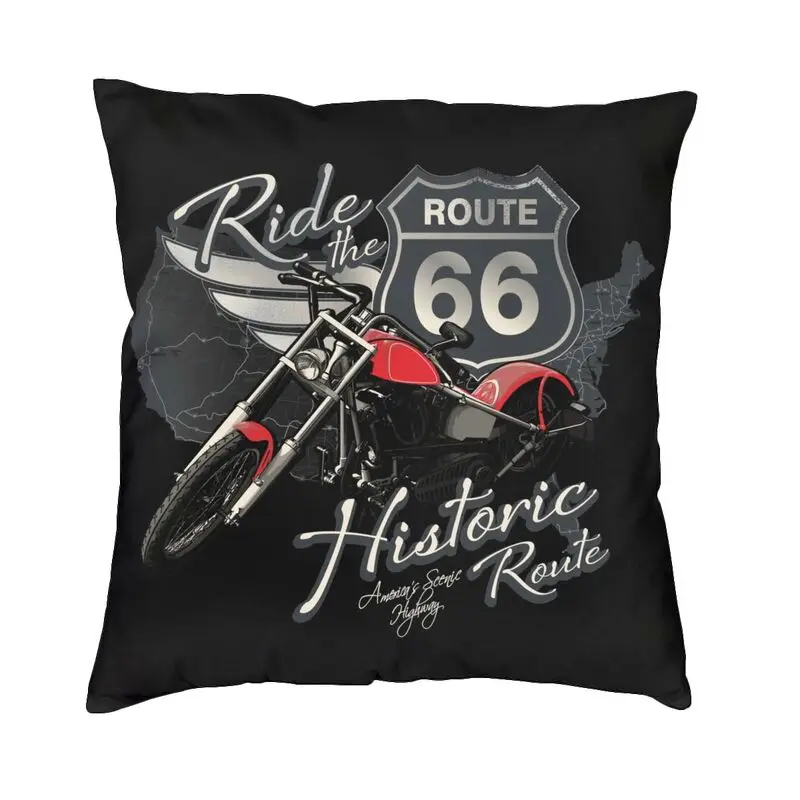 Дорожный Чехол для диванной подушки на мотоцикл или исторический путь 66 
Дорожный Чехол для диванной подушки на мотоцикл или исторический путь 66