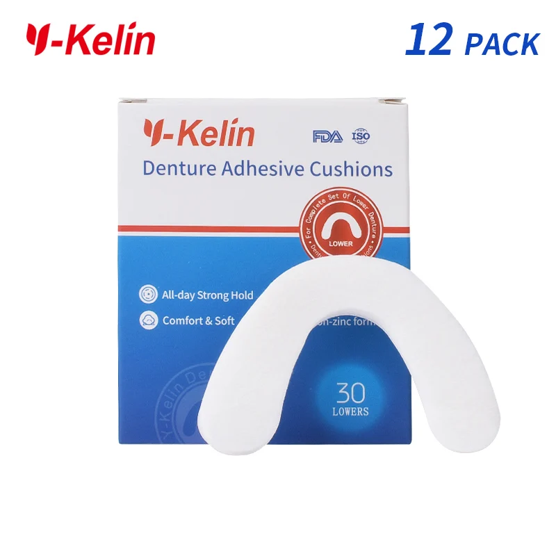 Y-Kelin фиксирующие прокладки для зубных протезов (нижний) 360 колодки фиксирующая