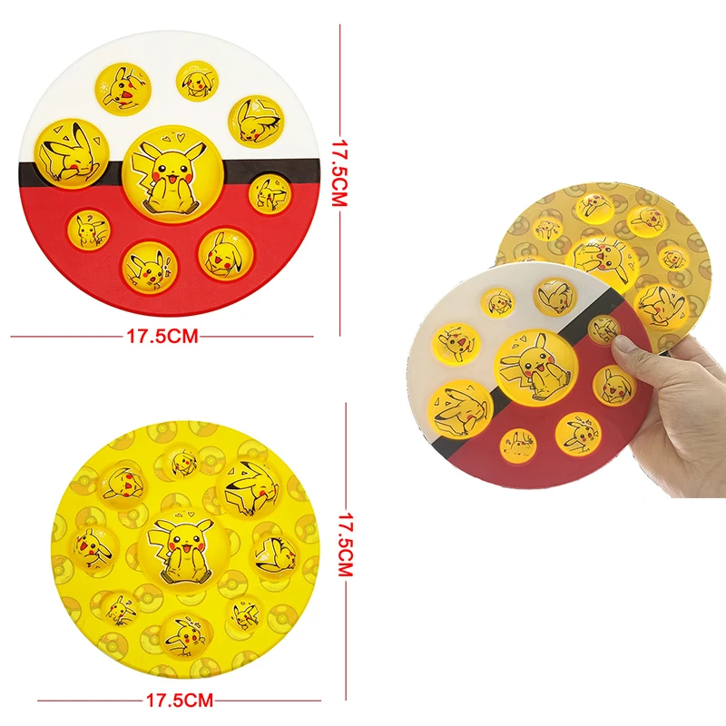 The new Pikachu POP IT relieves autism fidget toy child Educational toy silicone push bubble fingertip toys kawaii gift
The new Pikachu POP IT relieves autism fidget toy child Educational toy silicone push bubble fingertip toys kawaii gift