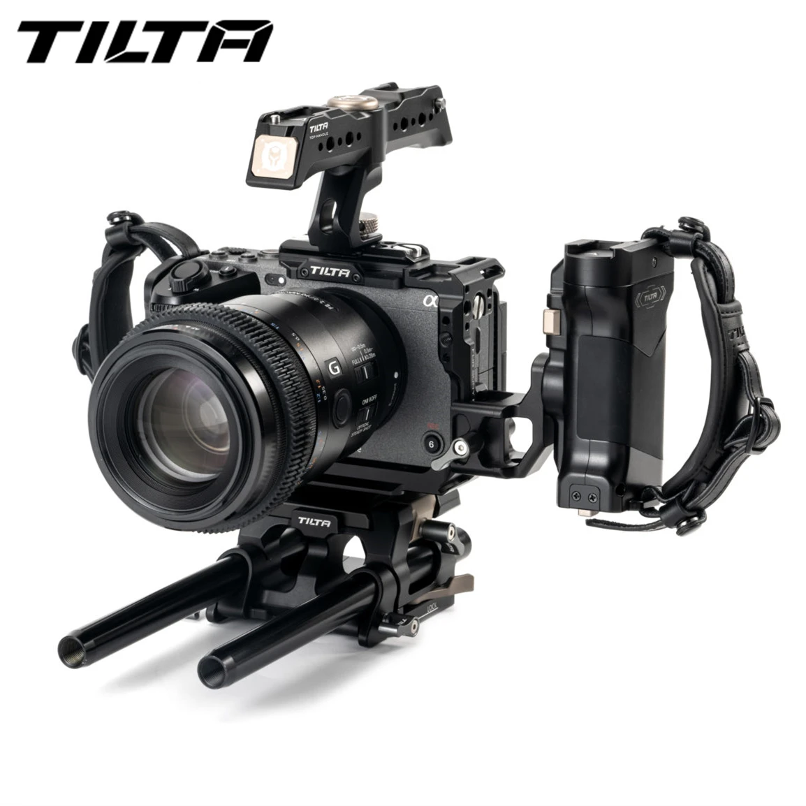 

Tilta FX3 Camera Cage Armor for Sony FX3 camera TA-T13-A-B Dslr rig Kit 15mm Baseplate V mount side focus handle lightweight kit