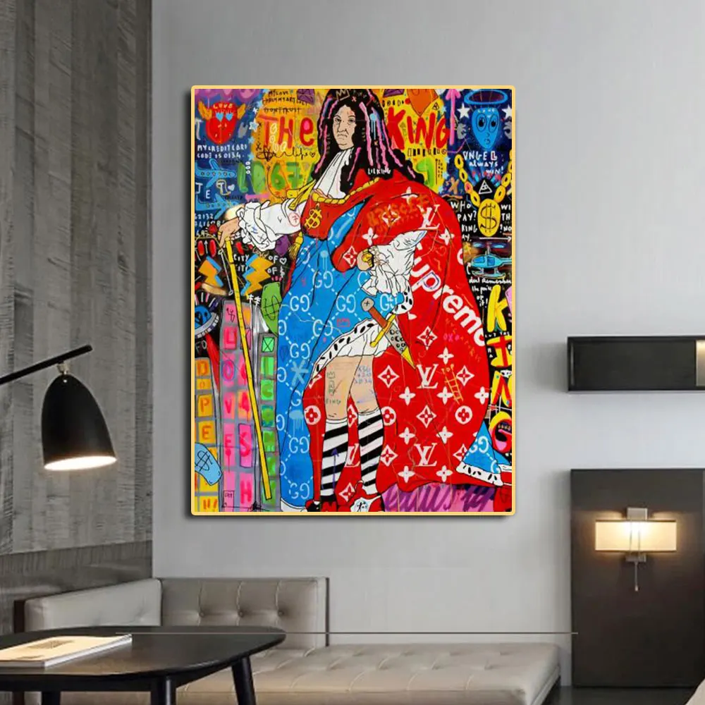 Funny Graffiti Napoléon Oil Painting Canvas Print Pop Art Poster Wall Picture For Living Room Cuadros Decoration Frameless
Funny Graffiti Napoléon Oil Painting Canvas Print Pop Art Poster Wall Picture For Living Room Cuadros Decoration Frameless
