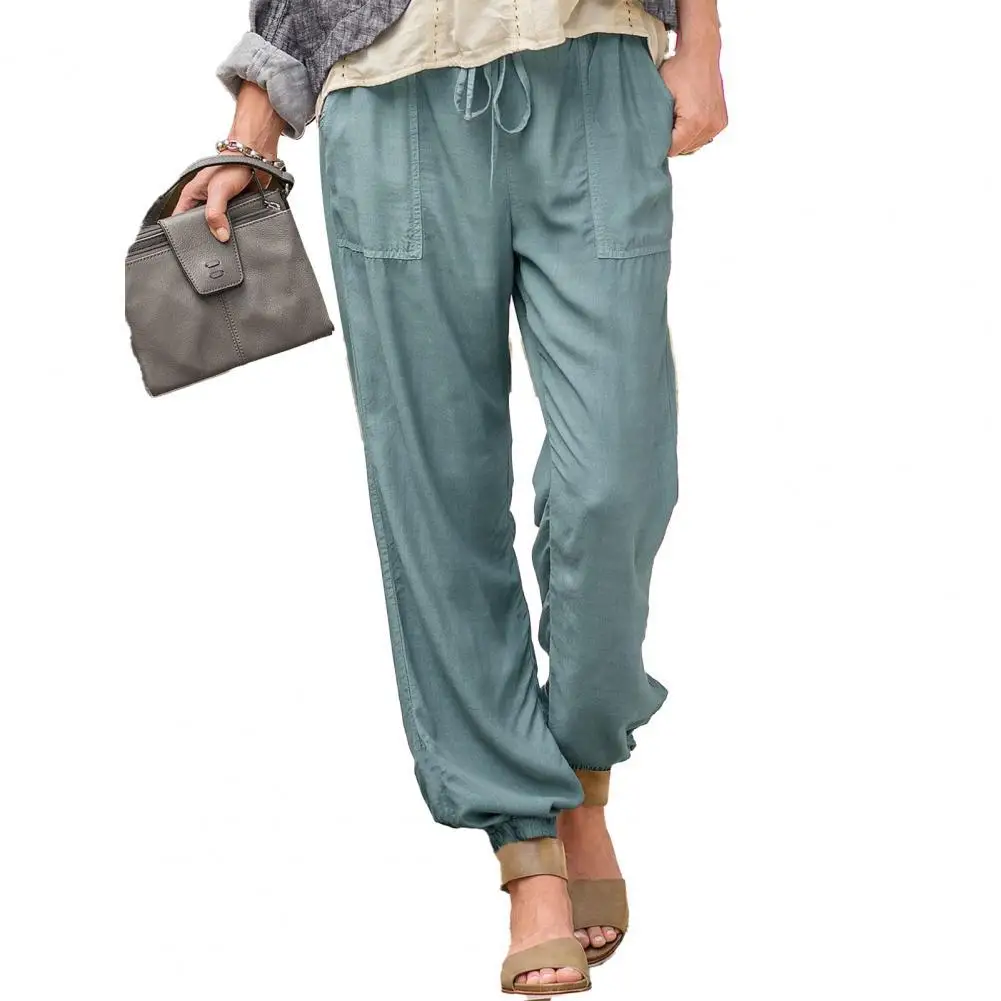 Women Harem Pants Solid Color Polyester Drawstring Pockets Ankle Tied Pants Ankle tied Fashion Ladies Pants Women Plus Size 2021
Women Harem Pants Solid Color Polyester Drawstring Pockets Ankle Tied Pants Ankle tied Fashion Ladies Pants Women Plus Size 2021