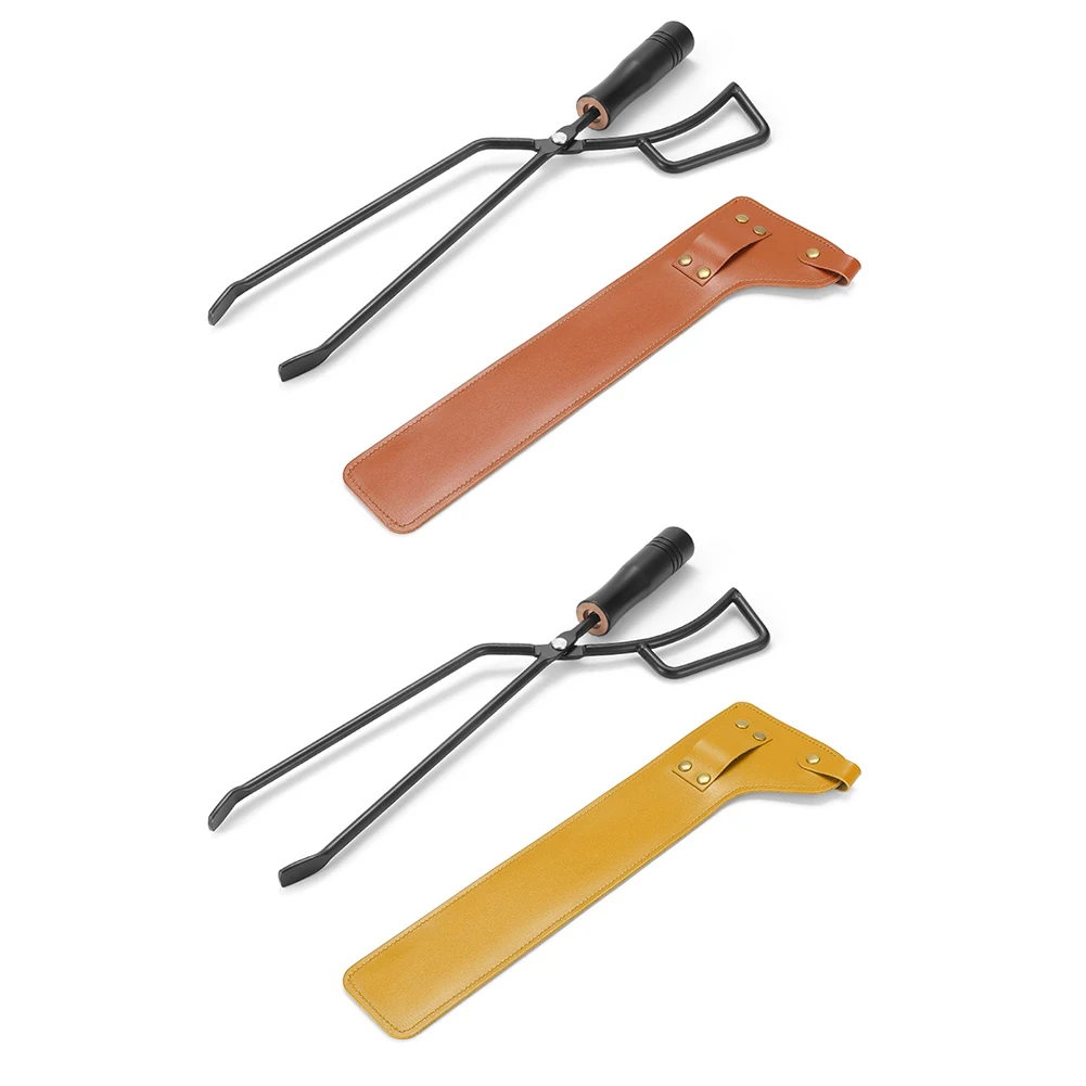 Barbecue Charcoal Clip Iron Wood Handle Anti-Scalding with Leather Cover Outdoor Camping BBQ Bonfire Stove Fireplace Fire Tongs
Barbecue Charcoal Clip Iron Wood Handle Anti-Scalding with Leather Cover Outdoor Camping BBQ Bonfire Stove Fireplace Fire Tongs
