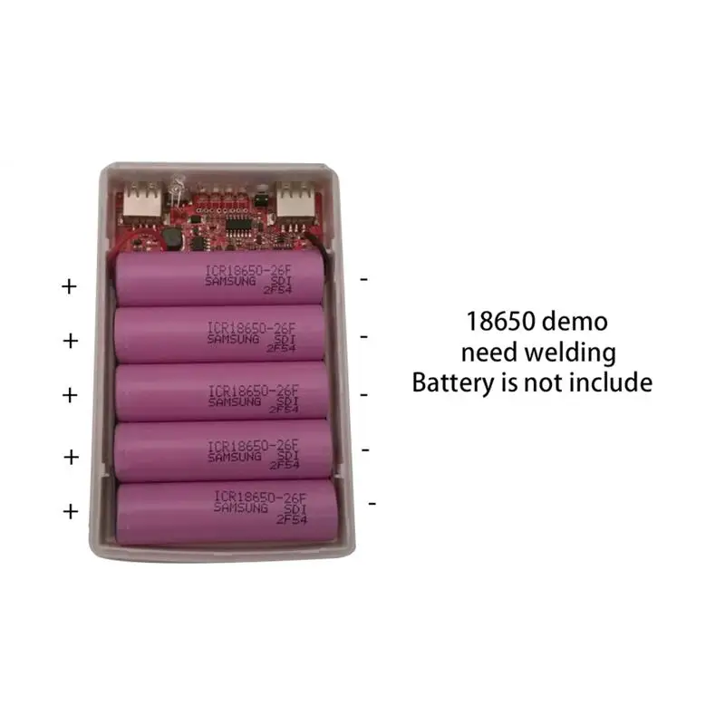 Portable 5x18650 Powerbank Power Power Bank 18650 Solar Power Bank Case DIY Box Dual USB Kit Phone Charger Flashlight
Portable 5x18650 Powerbank Power Power Bank 18650 Solar Power Bank Case DIY Box Dual USB Kit Phone Charger Flashlight