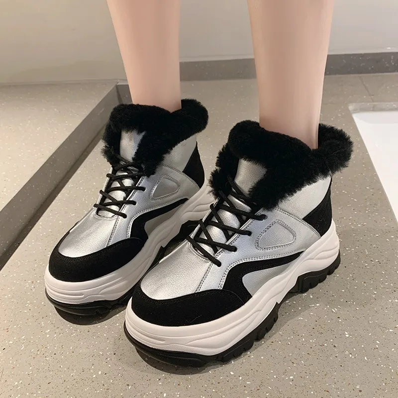 2021 Women's Shoes Fashion Winter Boots Women Waterproof Snow Boots Lace Up Warm Plush Ankle Botas Mujer Casual High Sneakers
2021 Women's Shoes Fashion Winter Boots Women Waterproof Snow Boots Lace Up Warm Plush Ankle Botas Mujer Casual High Sneakers