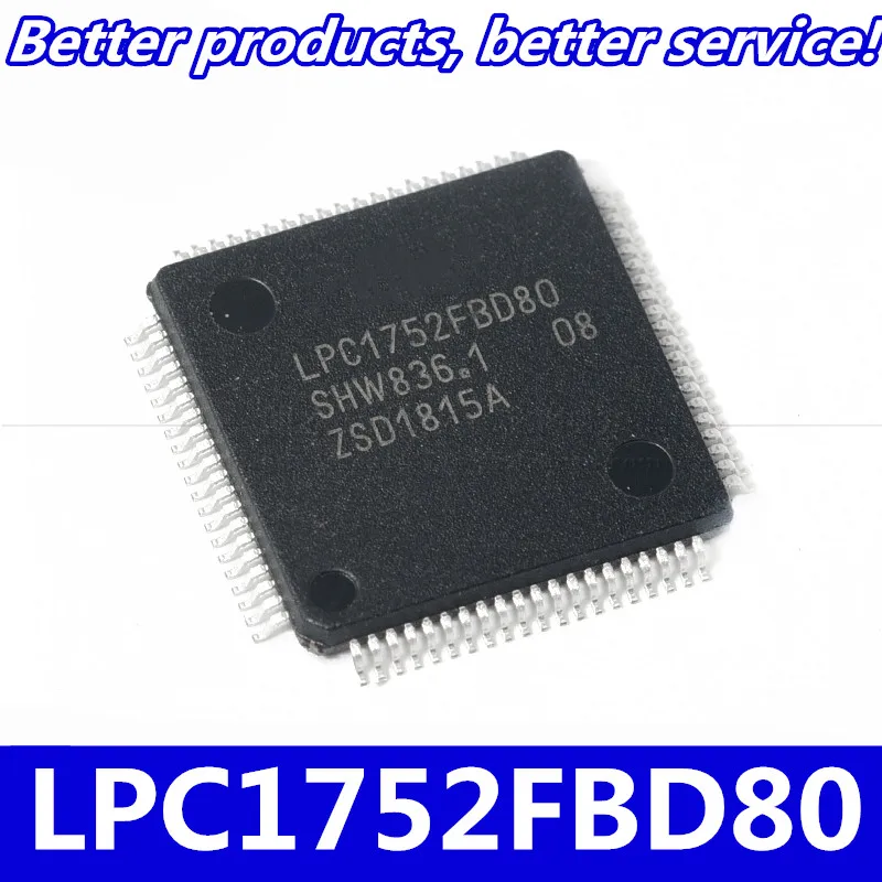Бесплатная Доставка 10 шт./лот LPC1752FBD80 LPC1752 QFP-80 Goodquality | Электроника