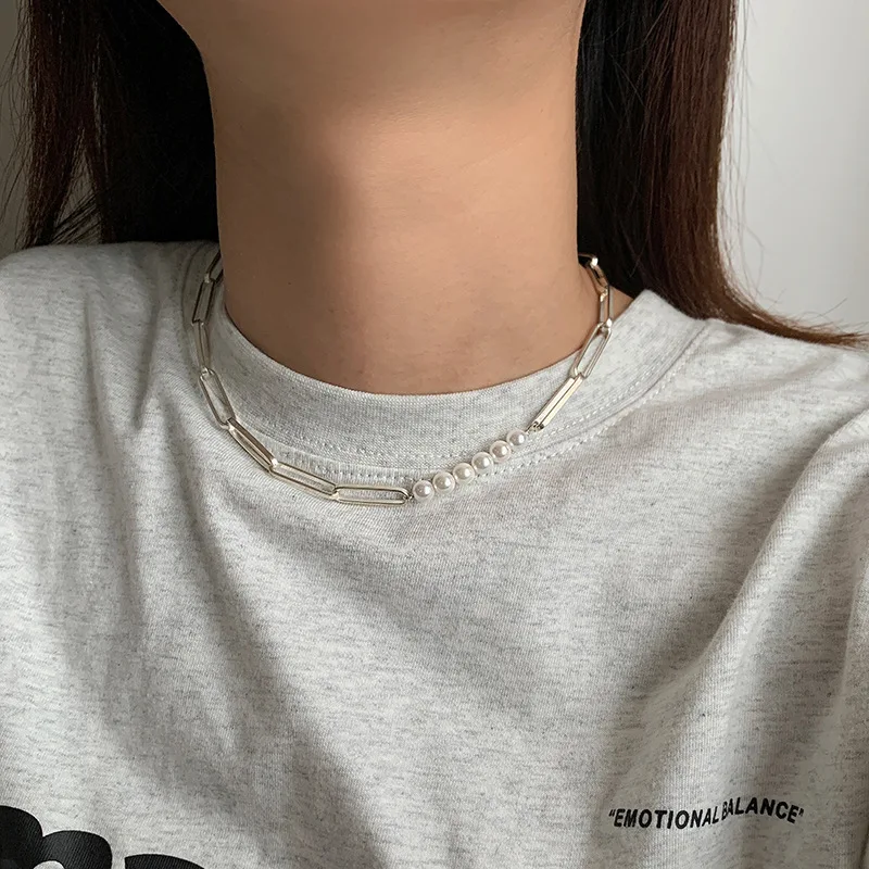 XIYANIKE Pearl Necklace Female Light Luxury Exquisite INS Simple Temperament Hip-hop Clavicle Chain Necklace Accessories Jewelry
XIYANIKE Pearl Necklace Female Light Luxury Exquisite INS Simple Temperament Hip-hop Clavicle Chain Necklace Accessories Jewelry