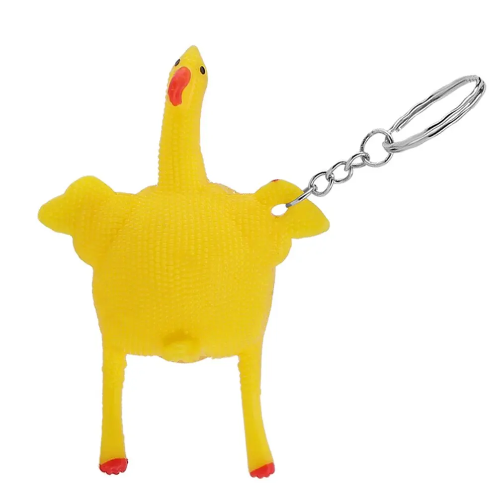 Anti Stress Squeeze Chicken Egg Laying Chickens Decompression Fun Toys Key Chain Novelty Toys Party Prank Halloween Gift Child
Anti Stress Squeeze Chicken Egg Laying Chickens Decompression Fun Toys Key Chain Novelty Toys Party Prank Halloween Gift Child