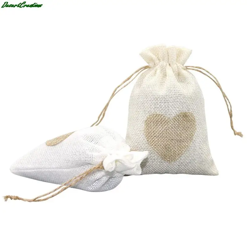 10*14cm Linen Heart Drawstring Pocket Burlap Jewelry Storage Christmas Party Wedding Favors Gifts Packaging 20Pcs/Lot
10*14cm Linen Heart Drawstring Pocket Burlap Jewelry Storage Christmas Party Wedding Favors Gifts Packaging 20Pcs/Lot