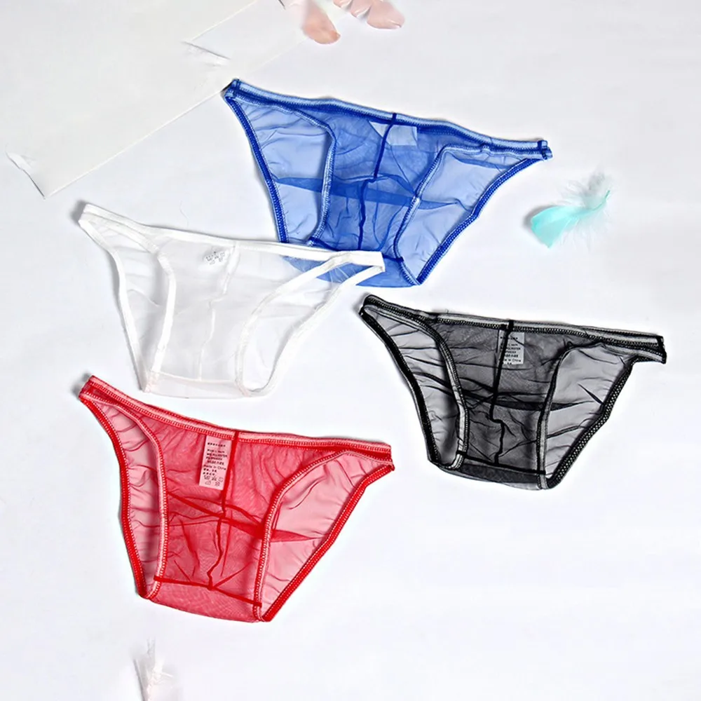 Sexy Lingerie Men Mesh Transparent Breathable Underwear Ultra-Thin Pure Color Bikini Briefs Sissy Panties Трусы Мужские
Sexy Lingerie Men Mesh Transparent Breathable Underwear Ultra-Thin Pure Color Bikini Briefs Sissy Panties Трусы Мужские