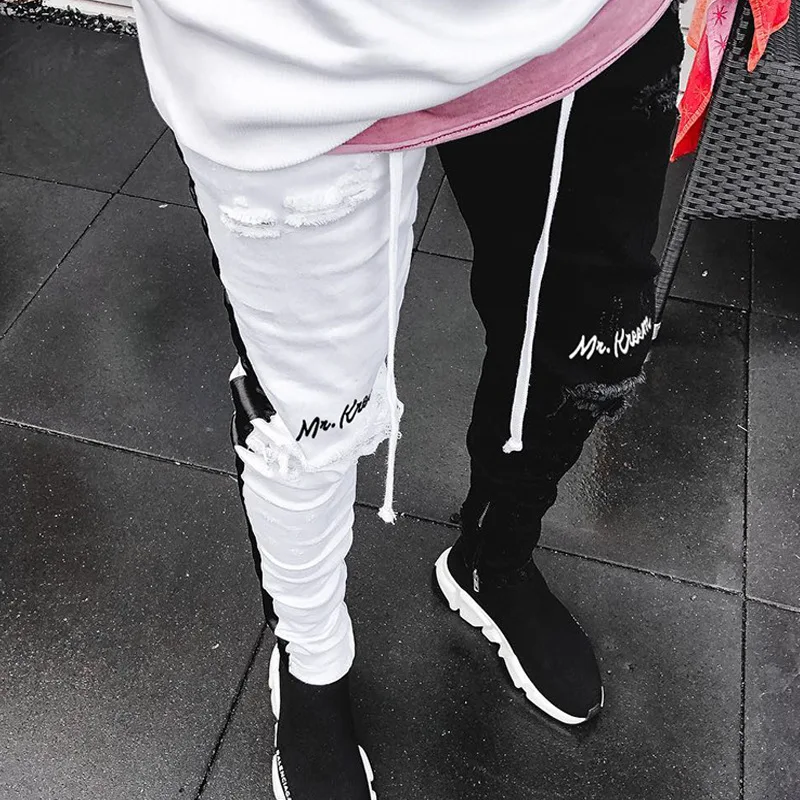 New Street Fashion Ripped English Letters Printed Denim Trousers Street Fashion Ripped English Letters Printed Denim Trousers
New Street Fashion Ripped English Letters Printed Denim Trousers Street Fashion Ripped English Letters Printed Denim Trousers