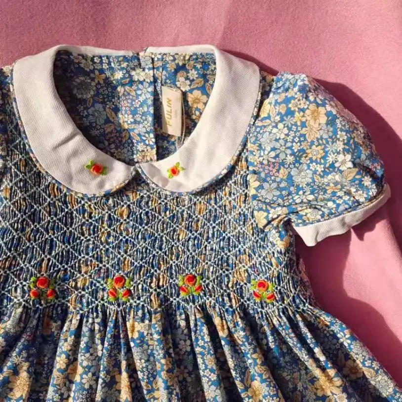 Miayii Baby Girls Clothes Handmade Smock Short Sleeve Bow Children Infant Boutique Sweet Cute Dresses For Girl A199
Miayii Baby Girls Clothes Handmade Smock Short Sleeve Bow Children Infant Boutique Sweet Cute Dresses For Girl A199