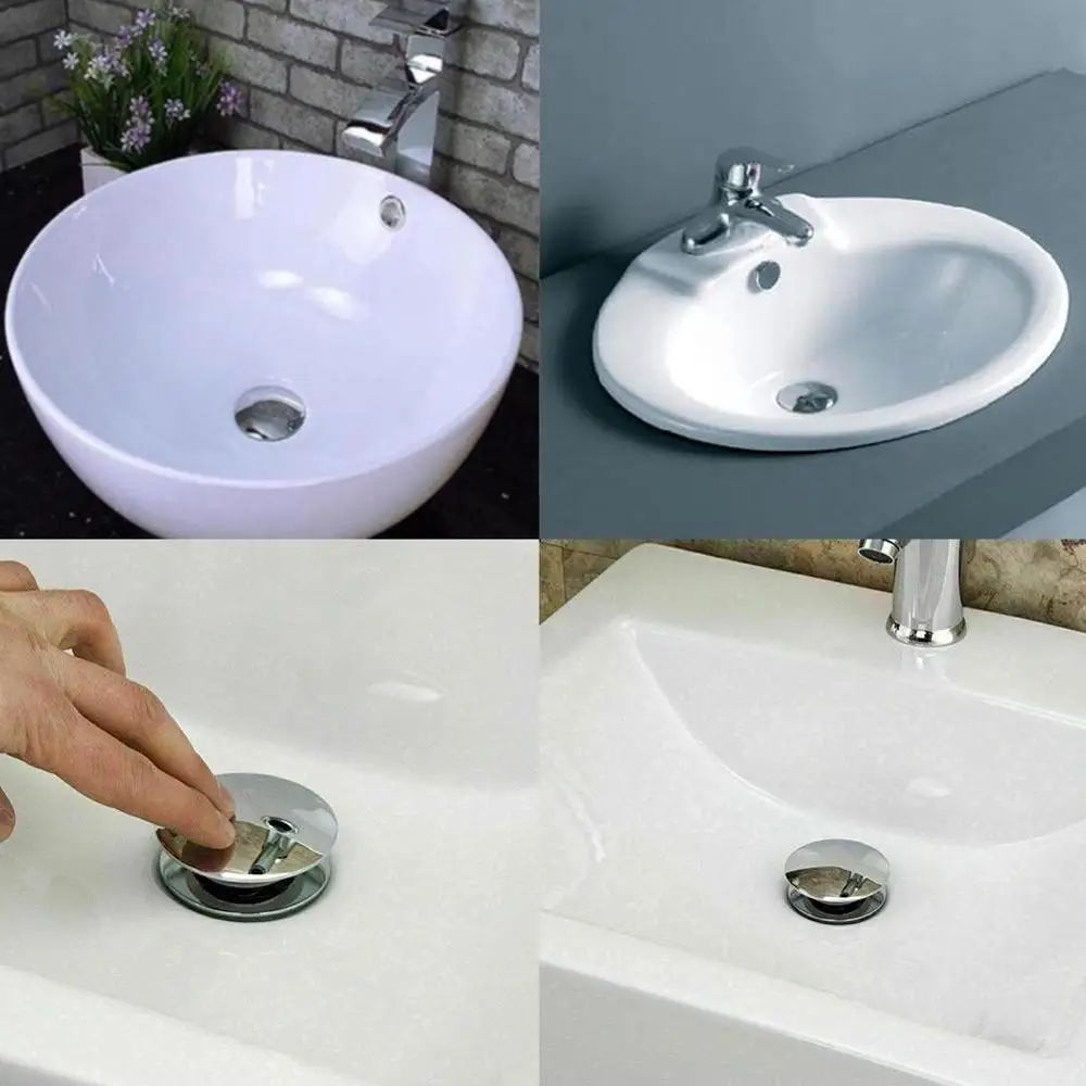 Up Drain with Overflow Finish Zinc alloy Sink Stopper Accessories Bathroom Drain Shower DrainVanity Bathtub H4C9
Up Drain with Overflow Finish Zinc alloy Sink Stopper Accessories Bathroom Drain Shower DrainVanity Bathtub H4C9