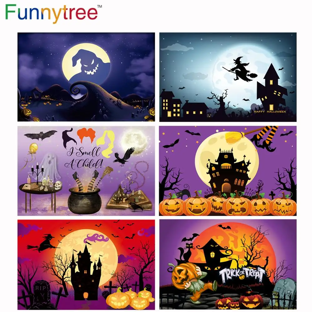 Funnytree Хэллоуин фон замок Луна Тыква фонарь летучая мышь призрак ребенок день рождения фотография Фон Фотостудия Фотофон
Funnytree Хэллоуин фон замок Луна Тыква фонарь летучая мышь призрак ребенок день рождения фотография Фон Фотостудия Фотофон