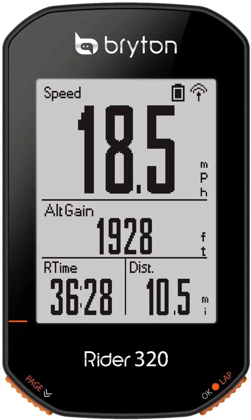 Bryton Rider 320E GPS Bike/Cycling Computer. Simple but Powerful. Support 5 Satellite Systems. 35hrs Long Battery Life.
Bryton Rider 320E GPS Bike/Cycling Computer. Simple but Powerful. Support 5 Satellite Systems. 35hrs Long Battery Life.