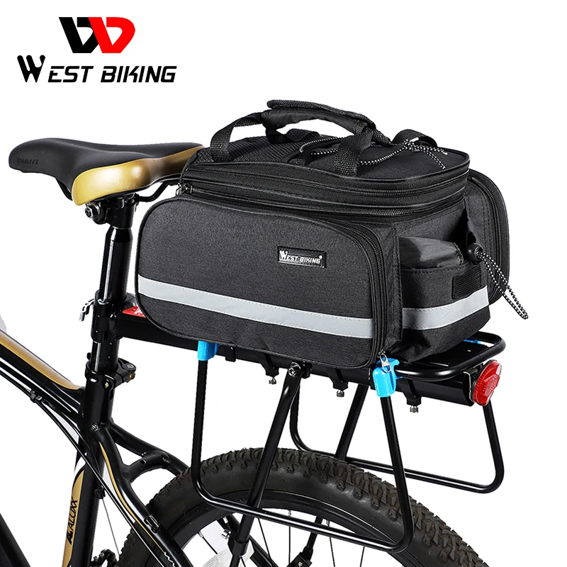 WEST BIKING Large Capacity Bicycle Bags Waterproof Cycling Bag Mountain Bike Saddle Rack Trunk Bags Luggage Carrier Bike Bag
WEST BIKING Large Capacity Bicycle Bags Waterproof Cycling Bag Mountain Bike Saddle Rack Trunk Bags Luggage Carrier Bike Bag