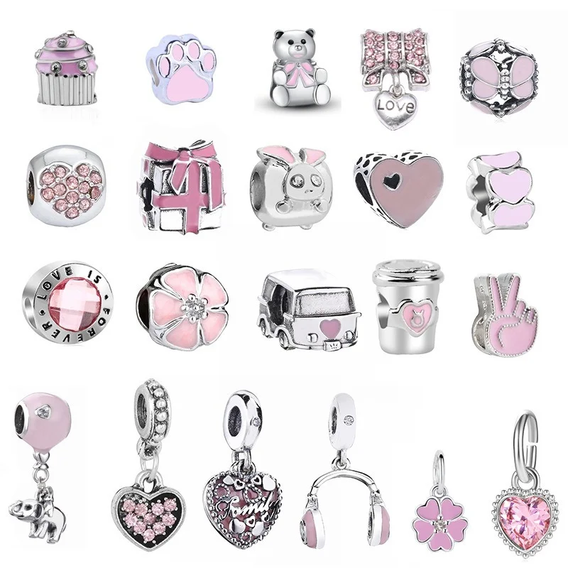 925 Sterling Silver Pink Girl cake butterfly is suitable for Pandora Charm Bracelet, which is specially created for women's DIY
925 Sterling Silver Pink Girl cake butterfly is suitable for Pandora Charm Bracelet, which is specially created for women's DIY