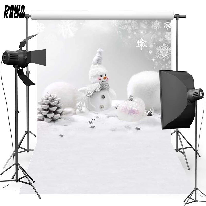 DAWNKNOW Snowman Vinyl Photography Background For Baby Snowflake New Fabric Polyester Backdrop For Family Photo Studio ST417
DAWNKNOW Snowman Vinyl Photography Background For Baby Snowflake New Fabric Polyester Backdrop For Family Photo Studio ST417