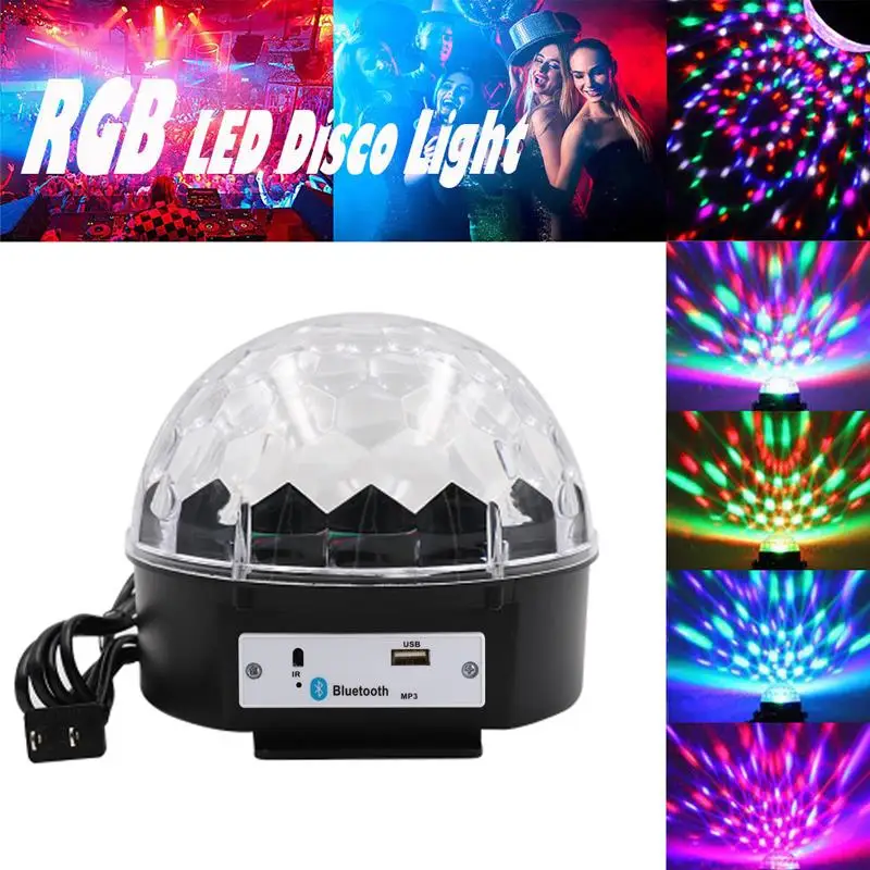 Loudspeaker Crystal Magic Ball Light LED Music Light LED Stage Light Voice Control KTV Laser Disco Party Smart Portable
Loudspeaker Crystal Magic Ball Light LED Music Light LED Stage Light Voice Control KTV Laser Disco Party Smart Portable