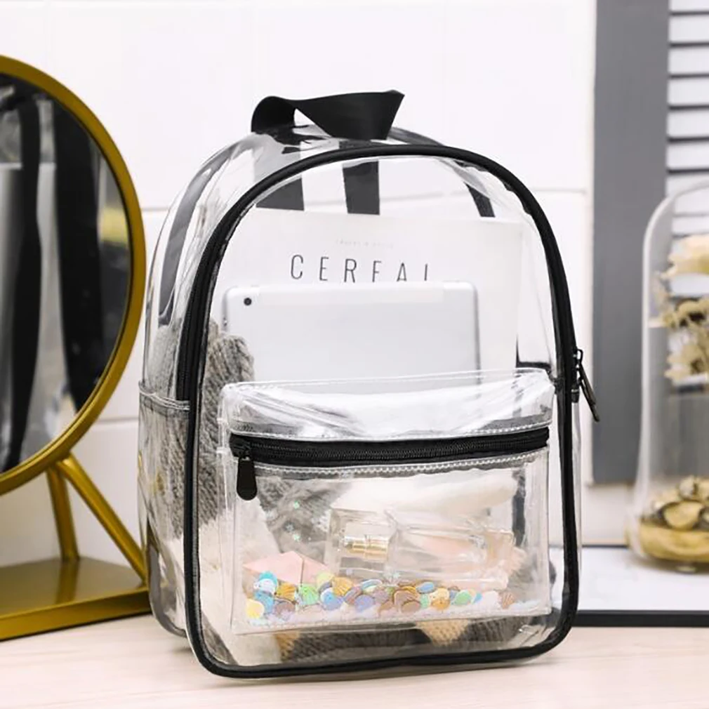 Transparent PVC Women Backpack Fashion Waterproof Outdoor Clear Shoulder Bag Travel School Backpack Children Girls Backpack
Transparent PVC Women Backpack Fashion Waterproof Outdoor Clear Shoulder Bag Travel School Backpack Children Girls Backpack