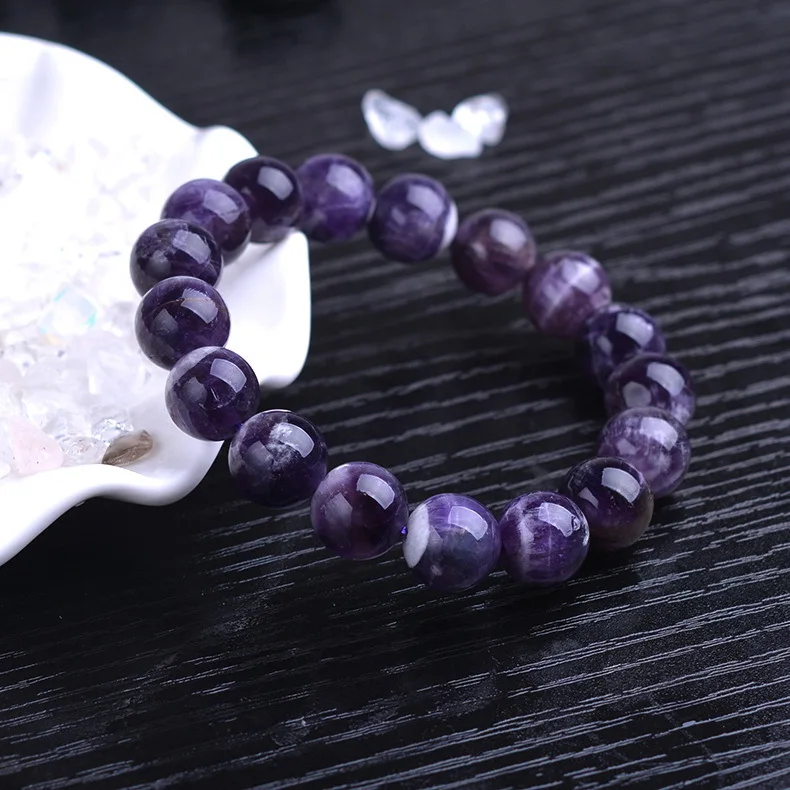 Genunine Natural Purple Amethyst Quartz Round Beads Bracelet Crystal Women Men 8mm 9mm 10mm 11mm 12mm Crystal AAAAA
Genunine Natural Purple Amethyst Quartz Round Beads Bracelet Crystal Women Men 8mm 9mm 10mm 11mm 12mm Crystal AAAAA