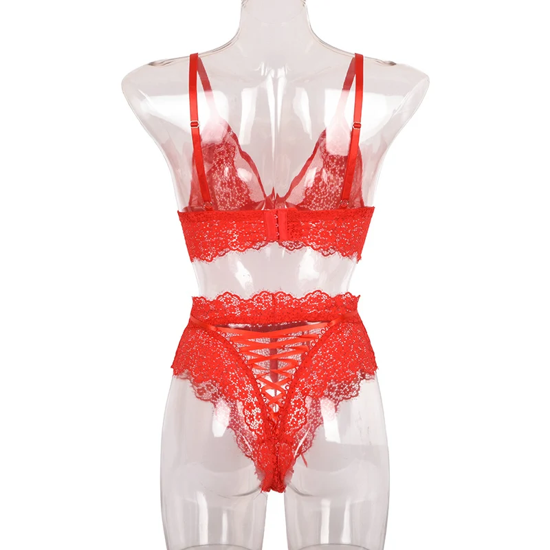 2021 Womens Sexy Solid Color Lingerie Set Fashion Lace Trim Hollow Bra and Cross Bandage Panties
2021 Womens Sexy Solid Color Lingerie Set Fashion Lace Trim Hollow Bra and Cross Bandage Panties