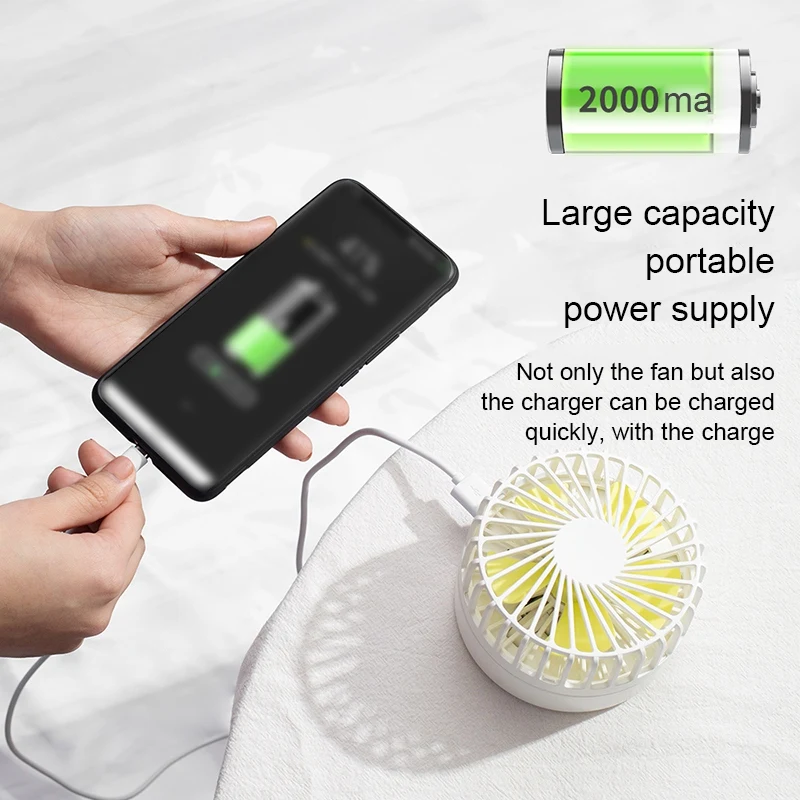 Greatlizard Portable Folding USB Fan Silent Emergency Mobile Power Table Rotary Fan
Greatlizard Portable Folding USB Fan Silent Emergency Mobile Power Table Rotary Fan