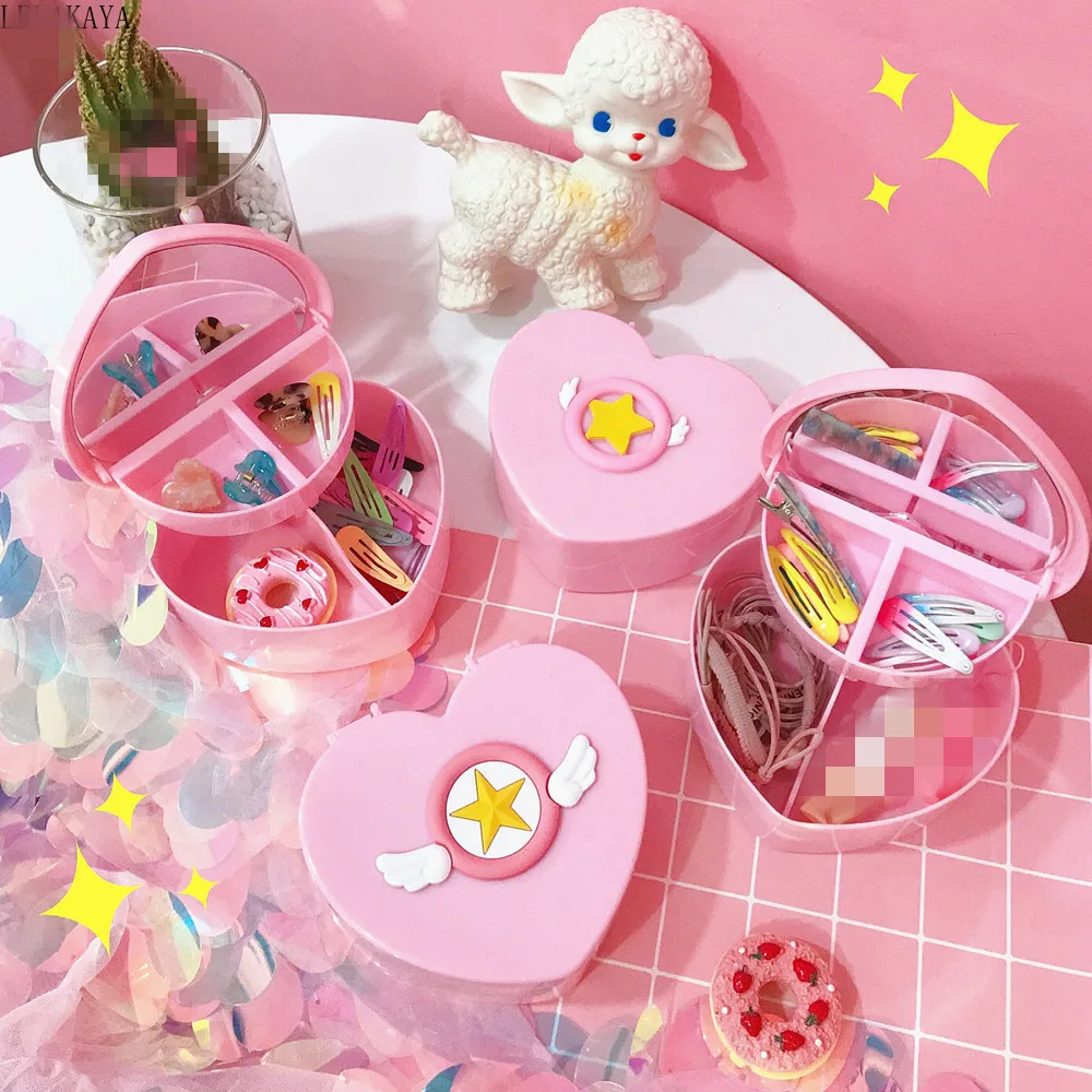 Cartoon Anime Card Captor Sakura Action Figure Printed PVC Magic Wand Stars Wing Heart Shape Mini Girls Jewelry Storage Box Toy
Cartoon Anime Card Captor Sakura Action Figure Printed PVC Magic Wand Stars Wing Heart Shape Mini Girls Jewelry Storage Box Toy