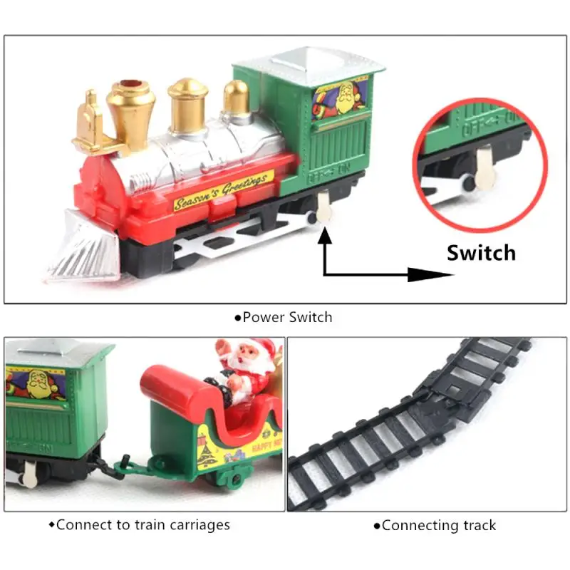 Mini Trains Toys Electric Train & Track Set Toys Santa Claus Rail Car Christmas Tree Decor Train Toys For Kids Christmas Gift
Mini Trains Toys Electric Train & Track Set Toys Santa Claus Rail Car Christmas Tree Decor Train Toys For Kids Christmas Gift