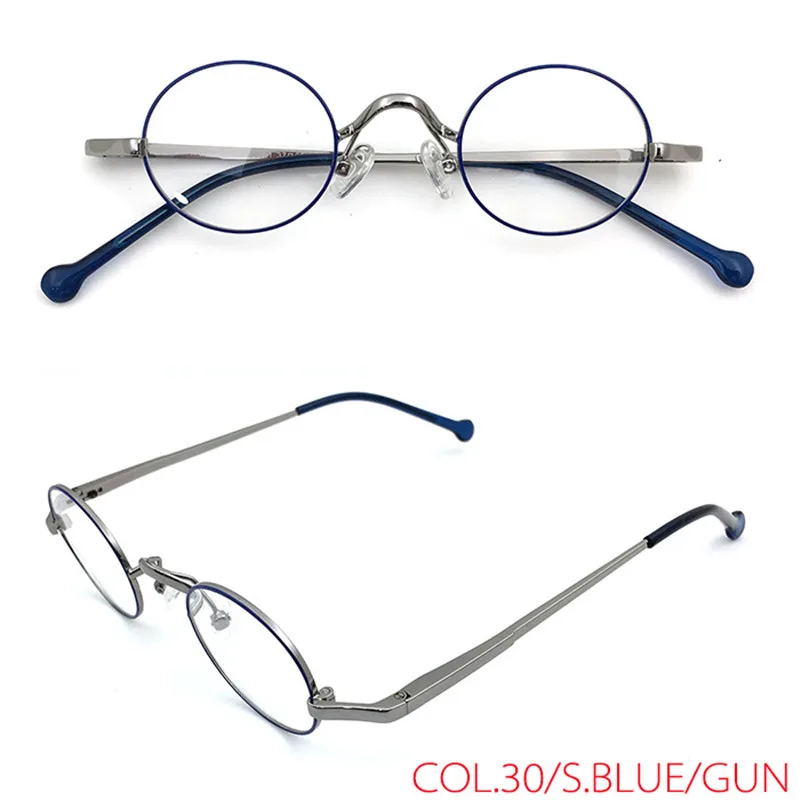 Zerosun Oval Eyeglasses Men Women Small Glasses Frame Man for High Prescription Nerd Spectacles Gold Grey Eyeglass Men's | Аксессуары