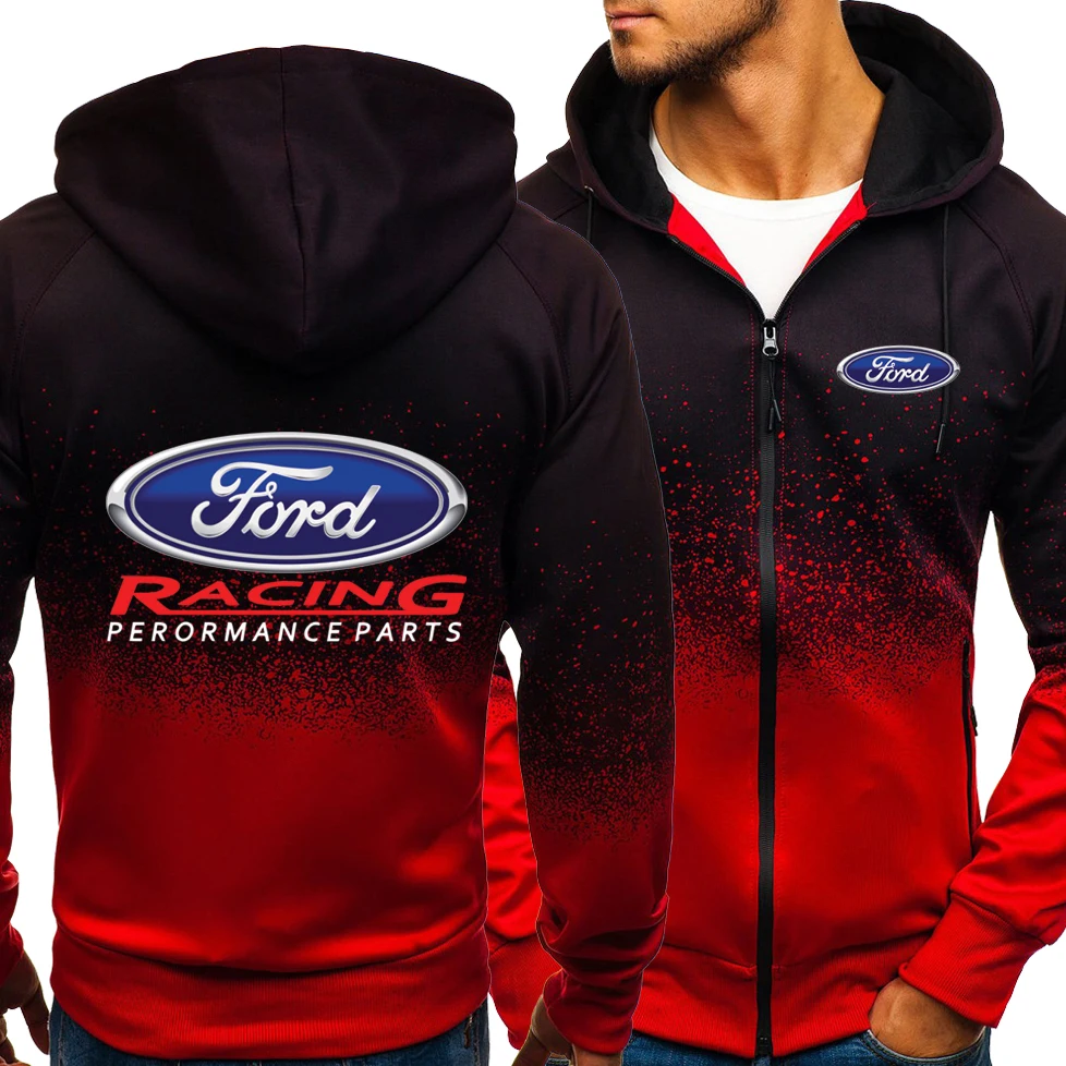 Spring Hoodies Men Ford Racing Logo Print Casual Harajuku Gradient Color Hooded Fleece Sweatshirts Zipper Jacket Male Clothing
Spring Hoodies Men Ford Racing Logo Print Casual Harajuku Gradient Color Hooded Fleece Sweatshirts Zipper Jacket Male Clothing