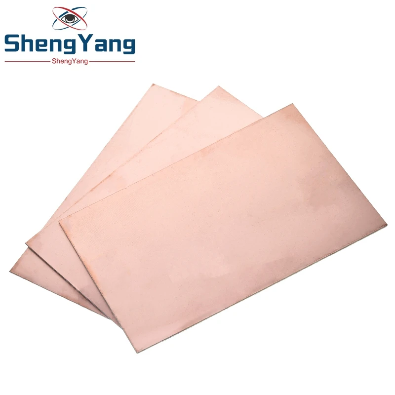 ShengYang 1 шт./лот Fr4 Pcb односторонняя медная плакированная пластина набор для
