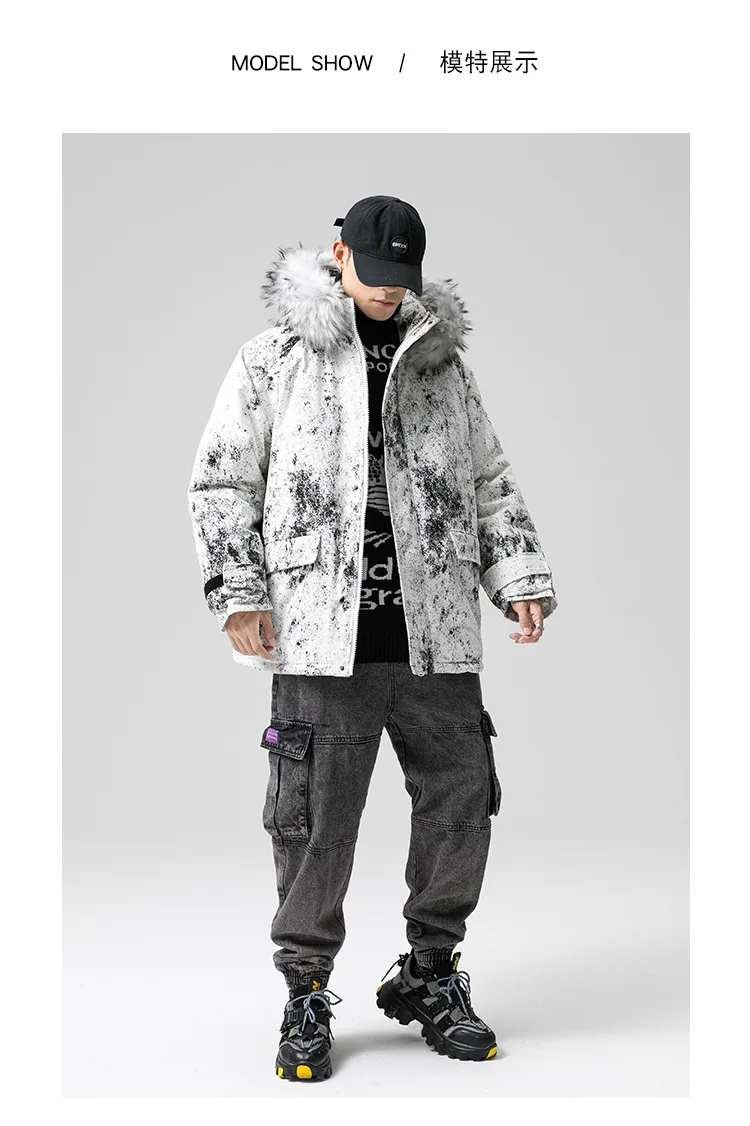 2020 Winter New Fur Collar Hooded Plus Size All-match Cotton Coat For Men And Women Style Loose Couple Cotton Coat Thicken
2020 Winter New Fur Collar Hooded Plus Size All-match Cotton Coat For Men And Women Style Loose Couple Cotton Coat Thicken