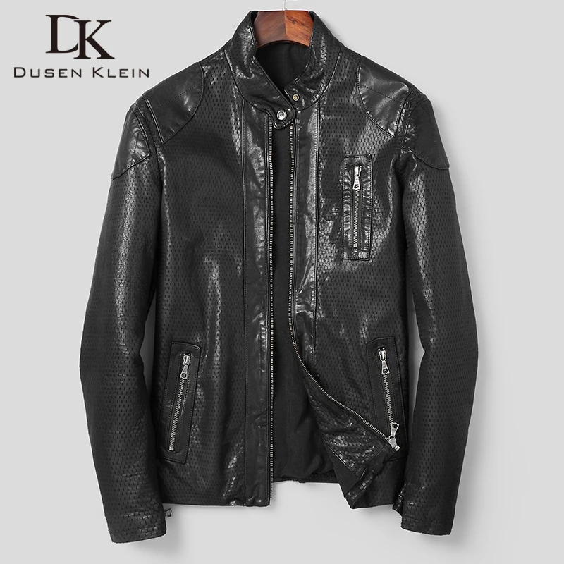 Natural Sheepskin DK Vegetable Tannin Leather Genuine Jackets Men Autumn Slim Holes Leather Top Quality Leather Coats
Natural Sheepskin DK Vegetable Tannin Leather Genuine Jackets Men Autumn Slim Holes Leather Top Quality Leather Coats
